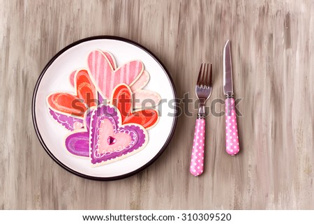 hearts on a plate, do what you love