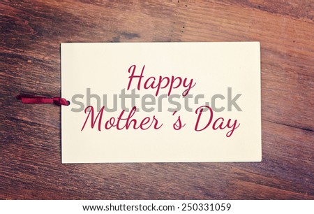 greeting card - happy motherÂ´s day
