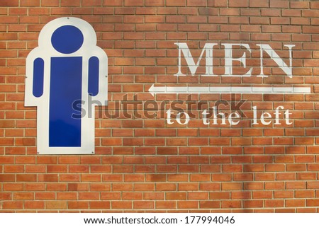Turn left at the men's room