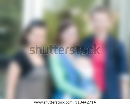 Dance school theme creative abstract blur background with bokeh effect