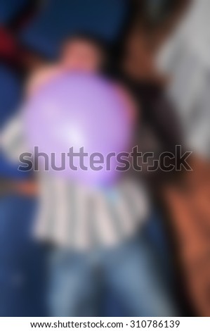Party hard theme creative abstract blur background with bokeh effect