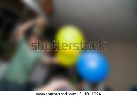 Party hard theme creative abstract blur background with bokeh effect