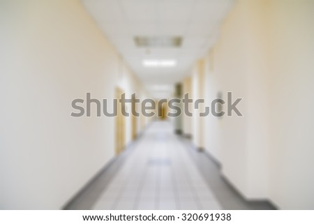 Office interior theme creative abstract blur background with bokeh effect