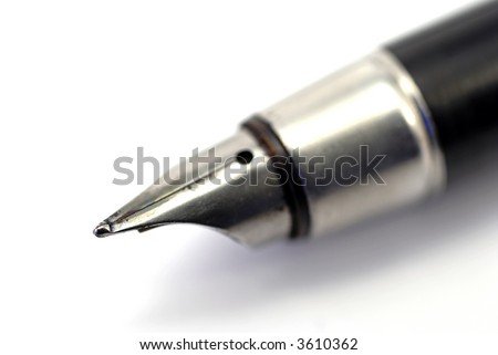 pen nib; differential focus