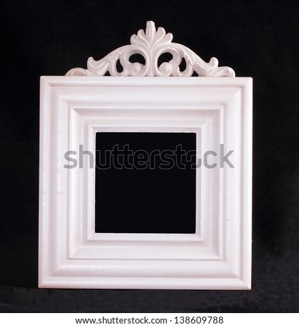 The carved  frame for pictures or photos
