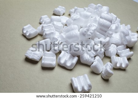 white packaging filling