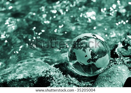 Water  stream, globe, ecology