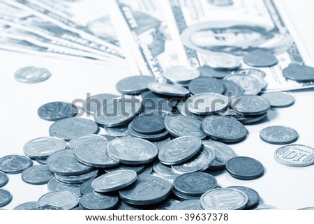 dollar denominations with fine coins