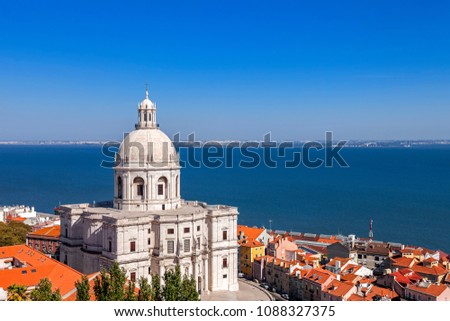 Similar – Image, Stock Photo National Pantheon in Lisbon (Portugal)