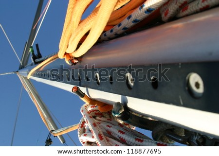 Sail with ropes