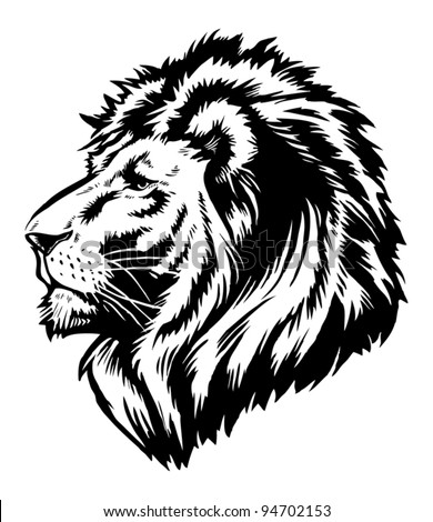 Lion Head Graphic Stock Vector 94702153 : Shutterstock