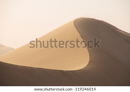 Desert dunes in Namib desert, Namibia, Africa
