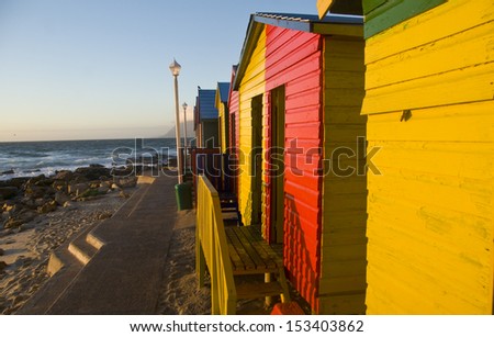 St James colourful beach huts Ã¢Â?Â? Cape Town, South Africa