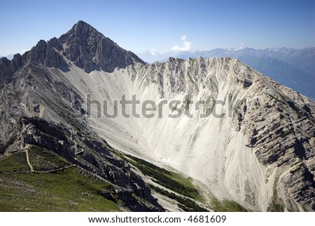 Spitze in the Alps - European Mountain – Alps in Austria
