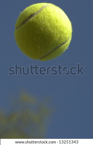 Tennis ball in the Air