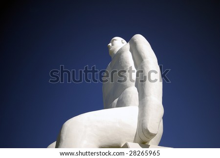 ESBJERG - APRIL 9: The sculpture \
