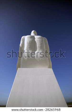 ESBJERG - APRIL 9: The sculpture \