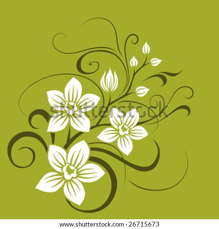 White Orchid Stock Vector Illustration 26715673 : Shutterstock