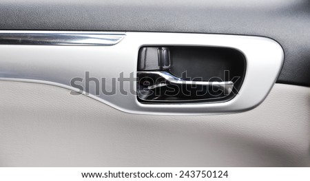 car door inside the car