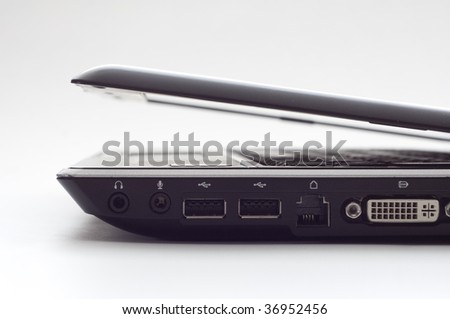 A Close Up View of Notebook PC ports