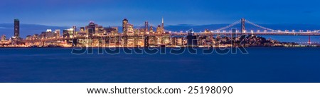 San Francisco panorama at night