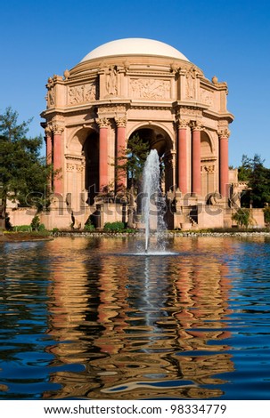 Palace of fine Arts in San Francisco