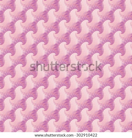 Delicate pink / purple abstract textured spiral fractal pattern (tile able)