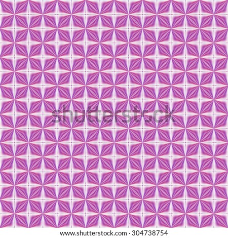 Bright pink / purple shiny star / cross pattern on white background (tile able)