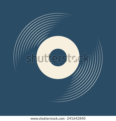 Vinyl record, lp record symbol