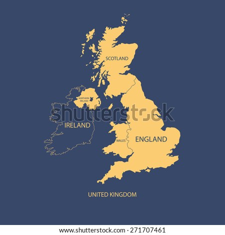 UNITED KINGDOM MAP, UK MAP