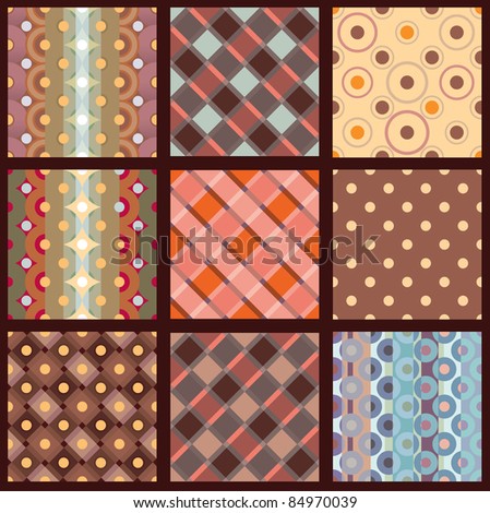 [Abstract drawing for fabric designs, including &quot;Dot Pattern&quot;]