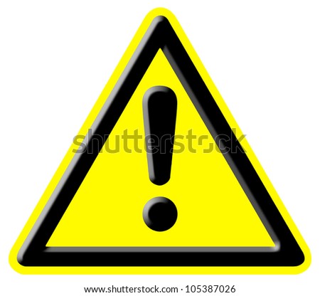 Danger Warning Signal Stock Photo 105387026 : Shutterstock