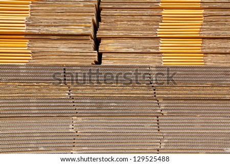 Stack of industrial paper