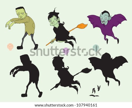 Monsters and Their Silhouettes