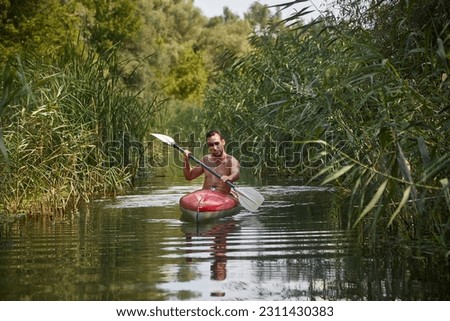 Similar – Image, Stock Photo Small water passage in Venice, Italy