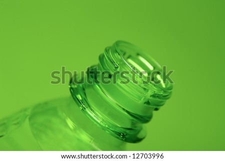 Closeup of an open bottle