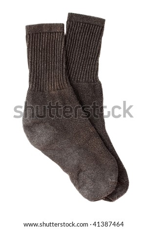 A Pair Of Socks Isolated On White Stock Photo 41387464 : Shutterstock