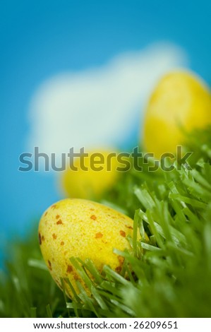 Yellow Easter Eggs