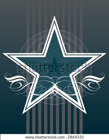 star vintage emblem