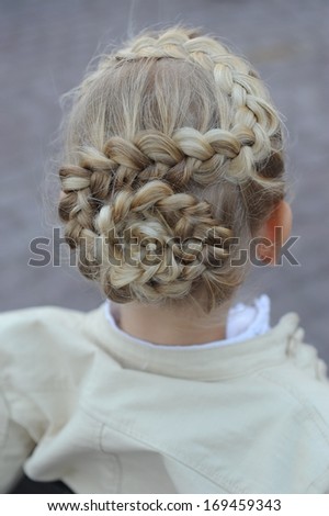 Beauty braid hairstyle
