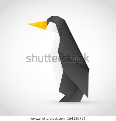 Penguin Abstract Stock Vector Illustration 154130936 : Shutterstock