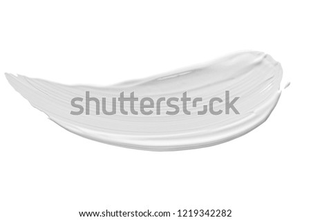 close up of beauty cream isolated on white on white background Сток-фото © 