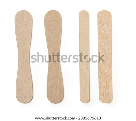 Image, Stock Photo ice cream sticks of fruits and chocolate