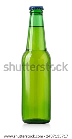 Image, Stock Photo Green Beer bottle with drops of dew condensation alcohol