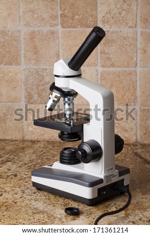 Student microscope for biology lab