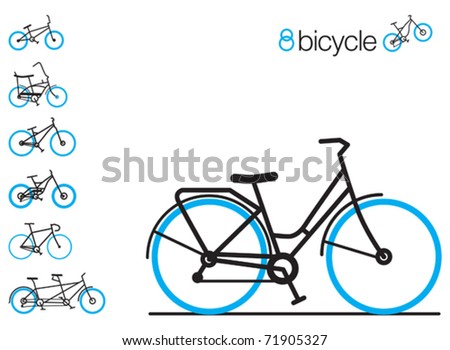 Different types of bicycles