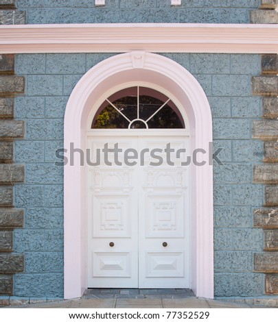 A lovely victorian era arched door
