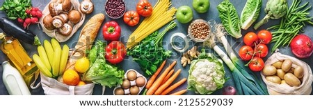 Similar – Image, Stock Photo Flat lay with zucchini flowers