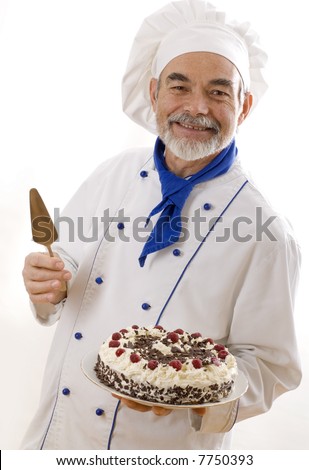 happy attractive cook