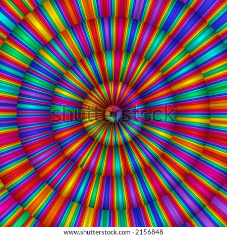 psychedelic rainbow design